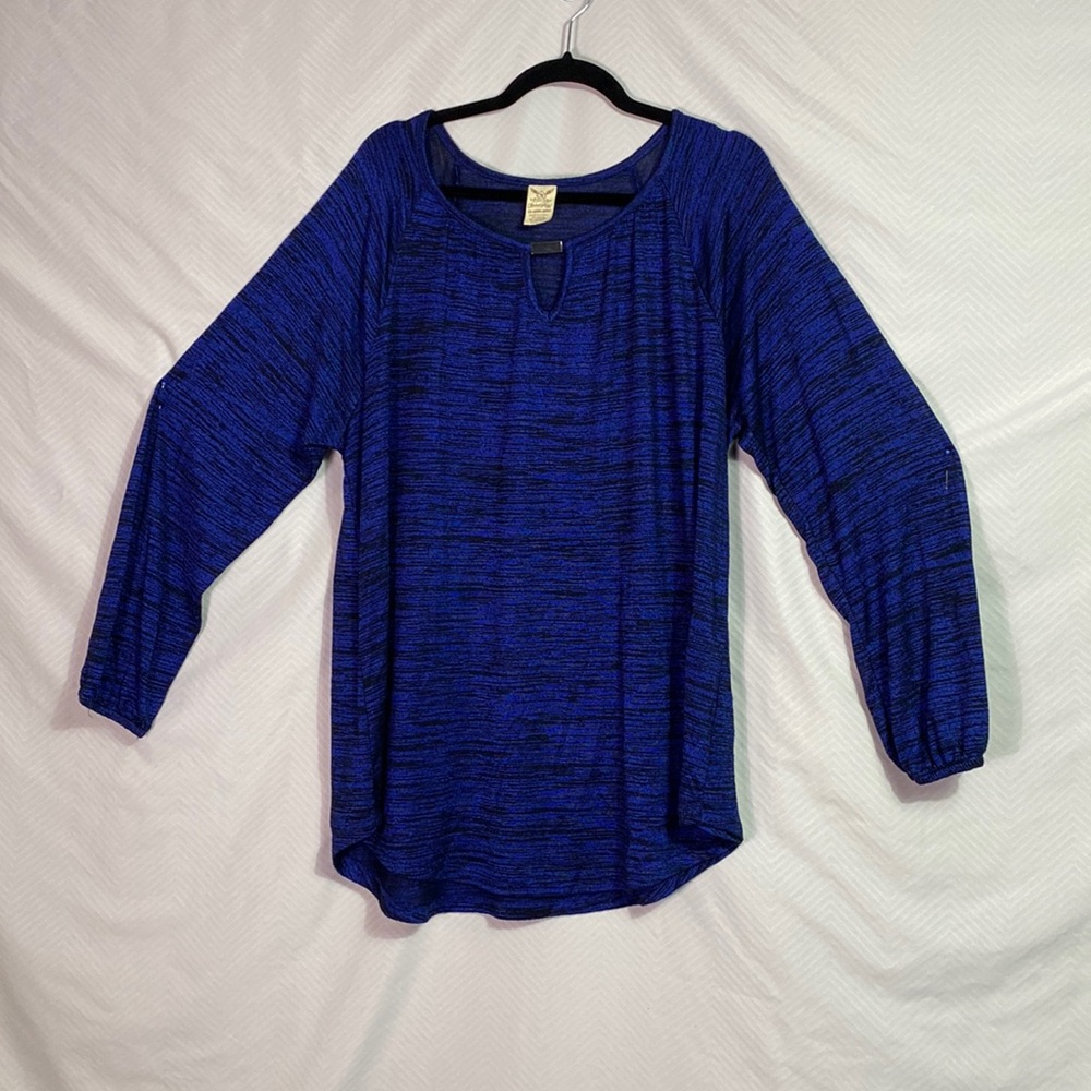 Faded Glory Blue Long Sleeve Women’s Top